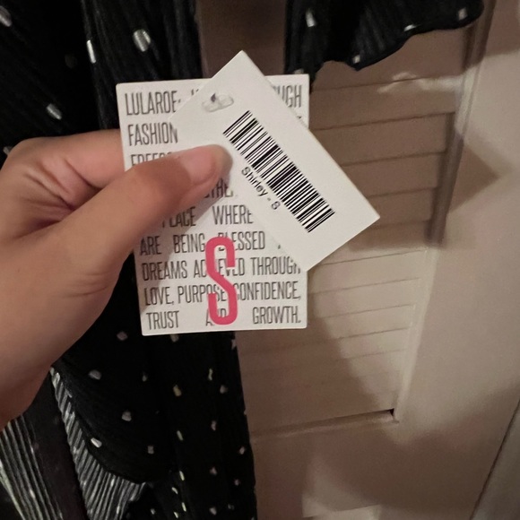 NWT Small Lularoe Shirley Polka dot Cardigan - Picture 3 of 3